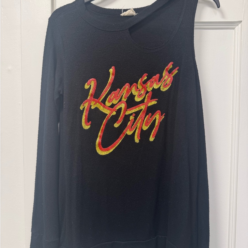 Black Kansas City Long Sleeve Shirt